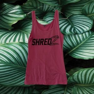 Pink workout tank top